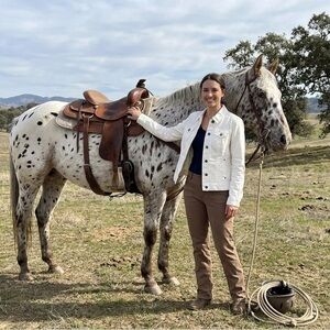 Baccini White Denim Jean Jacket